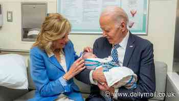 Naomi Biden's baby's name revealed as great-grandparents Joe and Jill visit during California wildfires