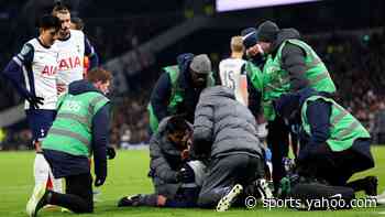 Tottenham's Bentancur taken off on stretcher after injury against Liverpool