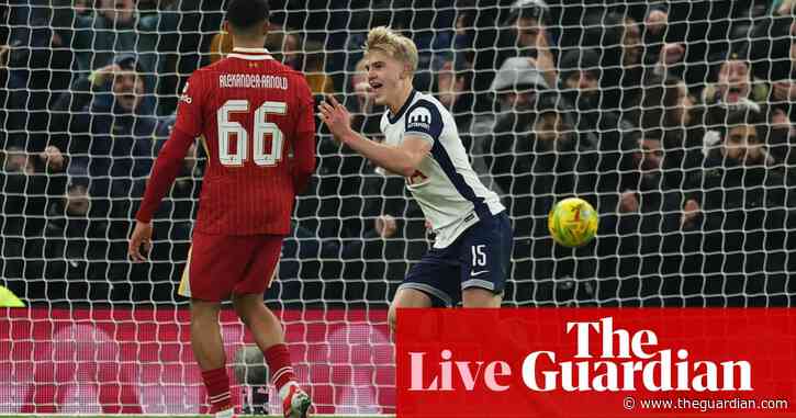 Tottenham 1-0 Liverpool: Carabao Cup semi-final, first leg – live