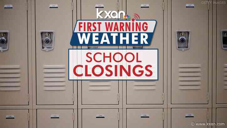 LIST: Central Texas school delays and closures amid wintry weather