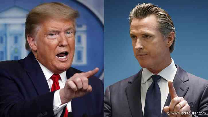 Trump blames Newsom for Southern California wildfires, governor’s office pushes back