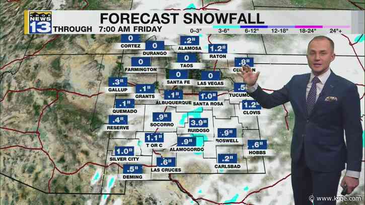 One more round of snow on the way Thursday