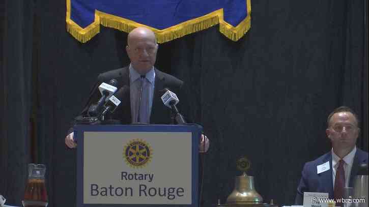 Mayor Sid Edwards told the Rotary Club he plans on unifying city by tackling crime, blight