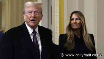 Trump hashes out plan to make Canada 51st state with Republicans as he pitches his 'big MAGA bill' with proud Melania by his side