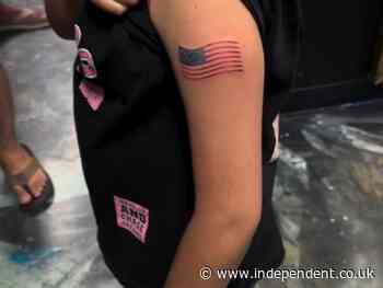 A 9-year-old girl who wanted a Trump tattoo was talked into a flag instead. Now, the artist is defending his work