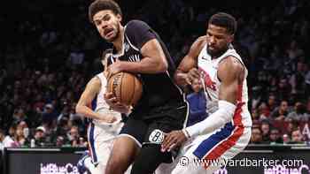 Pistons go over .500 mark by beating Nets