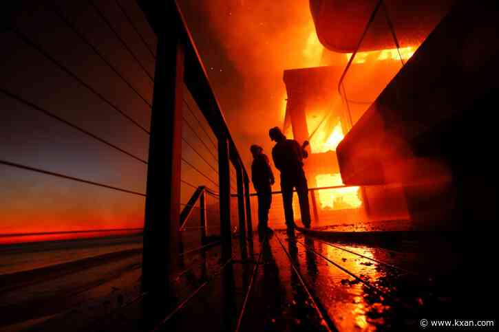 Hollywood Hills fire breaks out as deadly wildfires burn out of control across Los Angeles area