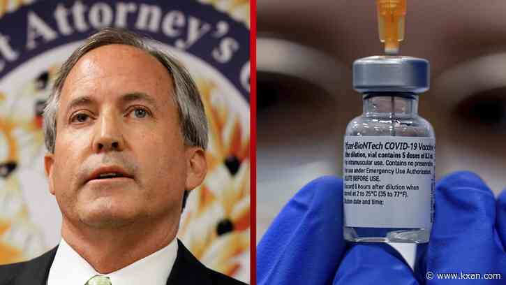 Paxton continues lawsuit against Pfizer regarding vaccine efficiency