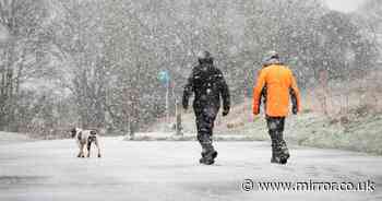 Met Office issues 'hazardous' ice warning as Brits blasted in -16C Polar freeze