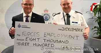 Cheshire Police supports veterans charity with £8k donation