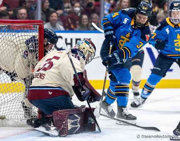 Montreal Victoire edge Toronto Sceptres 4-2 in first PWHL game in Vancouver