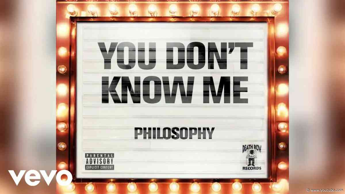 Philosophy - You Don't Even Know Me (Official Visualizer)