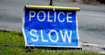 Police close road due to dangerous icy conditions