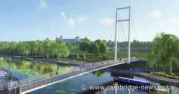 Footbridge called 'cornerstone' of Cambs city's revamp to cost £2m more than planned