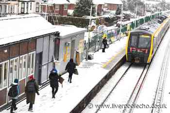 Merseyrail suspends train services after 'heavy snow and ice'