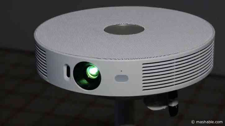 Check out LGs new 3-in-1 projector with a speaker and mood light lamp