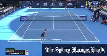 Adelaide International Highlights: Madison Keys v Daria Kasatkina