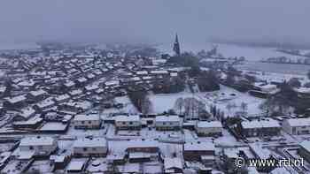 Dronebeelden: Limburg kleurt prachtig wit na flinke sneeuwval