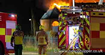 Shed fire in Abbey Wood prompts 27 calls to fire brigade