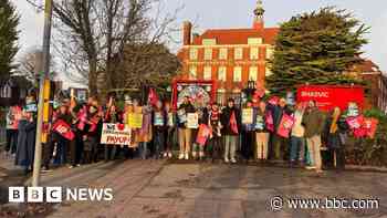 Sixth-form teachers strike amid pay dispute