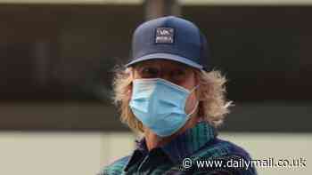 Owen Wilson looks downcast as he assesses the aftermath of the brutal LA wildfires close to his Pacific Palisades home