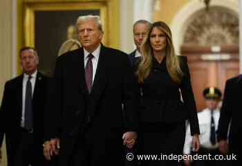 Melania Trump joins Donald on Hill as he tells GOP lawmakers plans to make Canada ‘51st state’