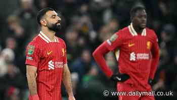 Liverpool suffer travel nightmare after Tottenham defeat as flight back 'is diverted due to weather conditions and Arne Slot is forced to cancel training'