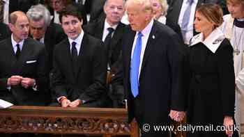 Justin Trudeau glares at Trump during Jimmy Carter funeral amid threats to make Canada the 51st state