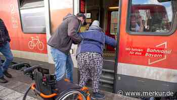 Bahnhof Steinhöring: Endstation für Rollstuhlfahrer