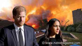 Prince Harry and Meghan Markle share harrowing message amid Los Angeles wildfires