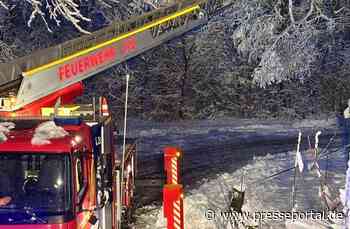 FW-EN: Schneefälle sorgen für viele Einsätze