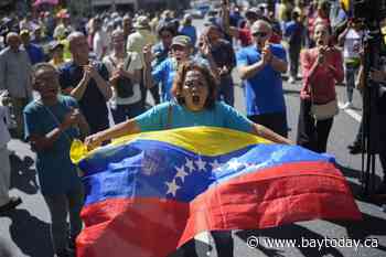 Venezuelan opposition leader Maria Corina Machado risks arrest by joining anti-government protests