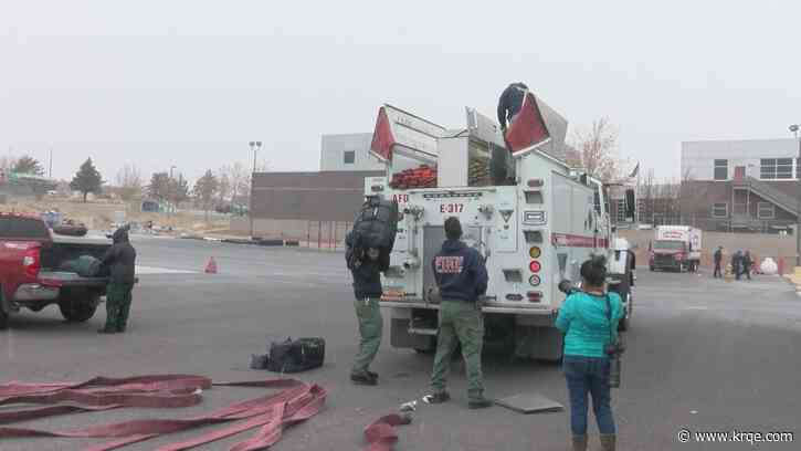 New Mexico firefighters depart to California to assist with wildfires