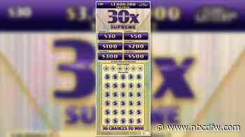 Euless resident wins $3 million $30 scratch-off ticket