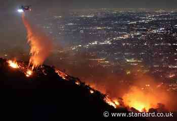 LA wildfires approach Hollywood sign as 180,000 evacuated and celebrity homes destroyed