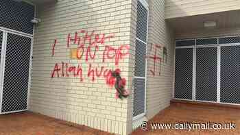 Southern Sydney Synagogue at Allawah is painted with more than a dozen swastikas in latest anti-Semitic vandalism attack