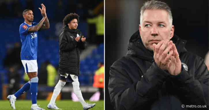 Darren Ferguson slammed for leaving Ashley Young’s son on bench and denying moment of history against Everton