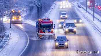 Bijna in hele land code geel wegens gladheid, aanrijding met strooiwagen