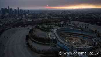 Dodger Stadium, Rose Bowl and SoFi are surrounded by smoke and haze as LA fires unleash frightening hellscape