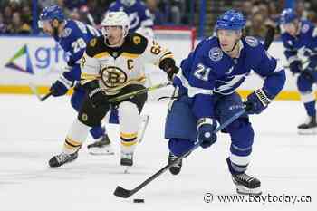 Brayden Point reaches 600 career points in Lightning's 4-1 victory over the Bruins