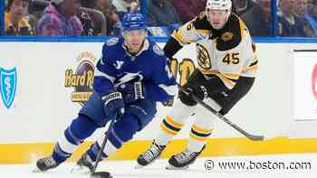 Bruins lose sixth straight game, falling to Lightning 4-1