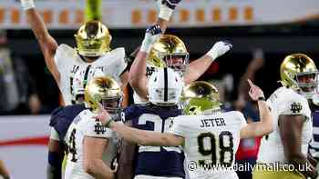 Notre Dame beats the flu, Penn State on miraculous last-second field goal to advance to national championship