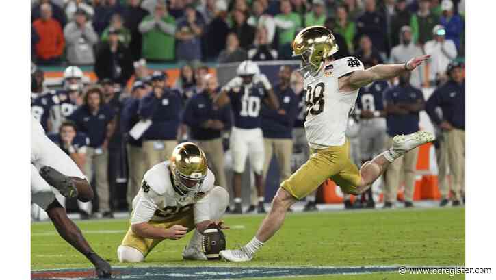 Orange Bowl: Notre Dame edges Penn State on late field goal to reach national title game