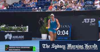 Adelaide International Highlights: Haddad Maia & Siegemund v Guo & Panova