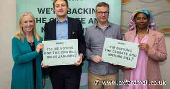 Oxfordshire MP set to vote in favour of Climate and Nature bill