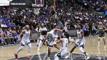 Watch Anthony Edwards put Orlando's Anthony Black in poster with monster dunk