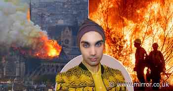 Psychic who 'predicted Notre Dame fire' made eerie 2025 weather prediction before LA flames