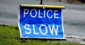 Delays building after crash on roundabout near Oxfordshire town