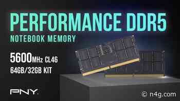 PNY DDR5 SODIMM Kits Announced, Giving You High Performance RAM for Your Gaming Laptop