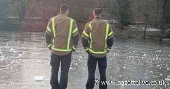 Firefighters issue warning after reports of children going onto frozen lake